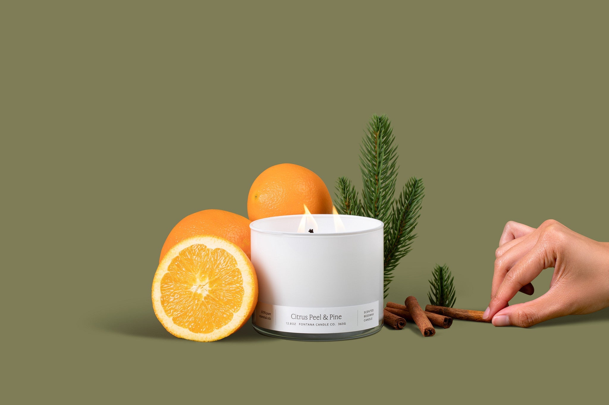 The Natural 3-Wick Candle Collection – Fontana Candle Co