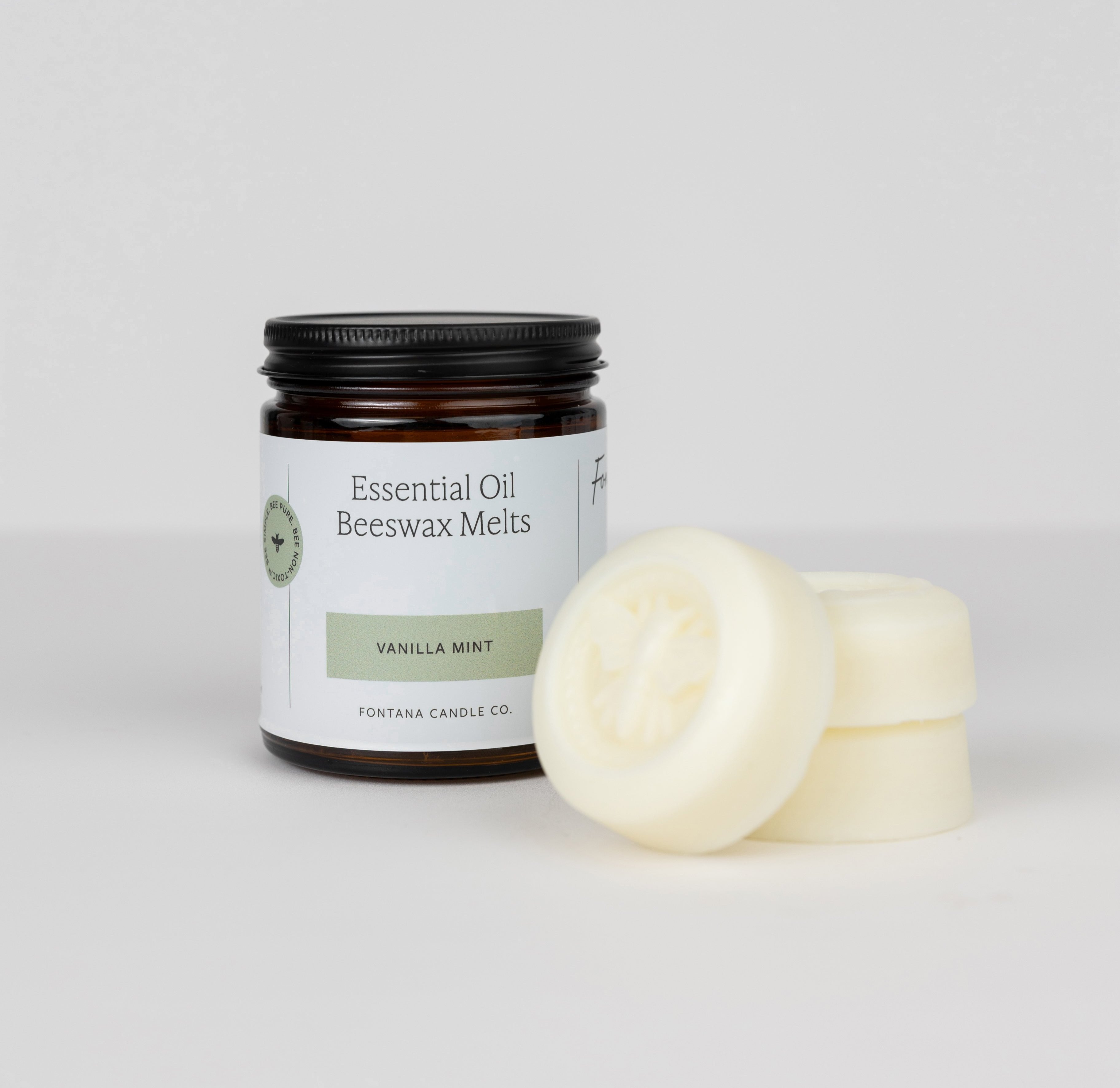 Vanilla Mint Beeswax & Essential Oil Wax Melts – Fontana Candle Co