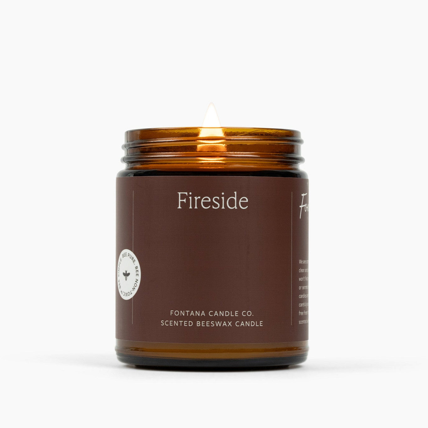 Fireside Beeswax & Essential Oil Jar Candle | Fontana Candle Co