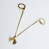 Gold Wooden Wick Trimmer