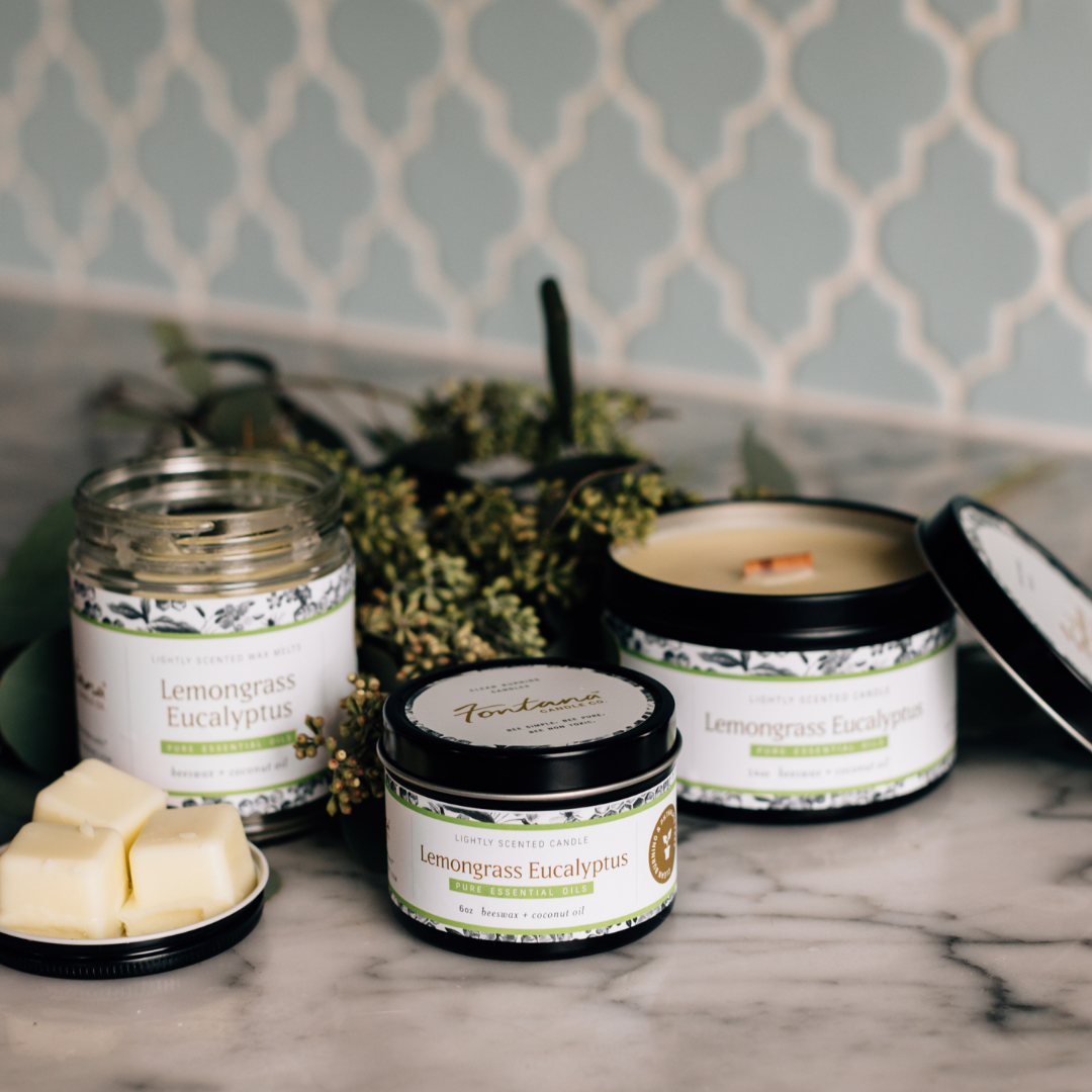 Fontana Candle Co - Non-Toxic / Essential Oil Candles at Lochtree, Lemongrass Eucalyptus