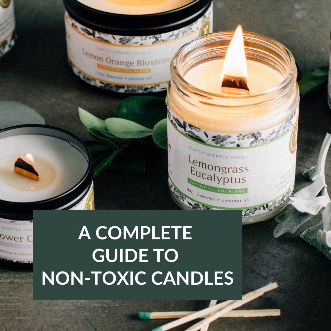 How to make Sustainable Nontoxic Clean DIY Candles