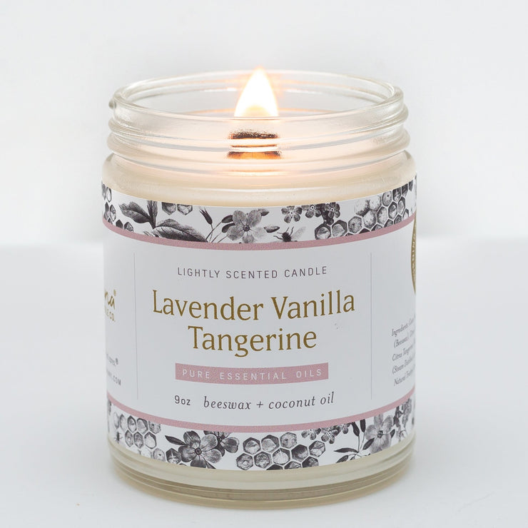 Lavender Vanilla Tangerine Essential Oil Candles