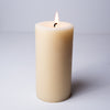 Tall Beeswax Pillar Candle