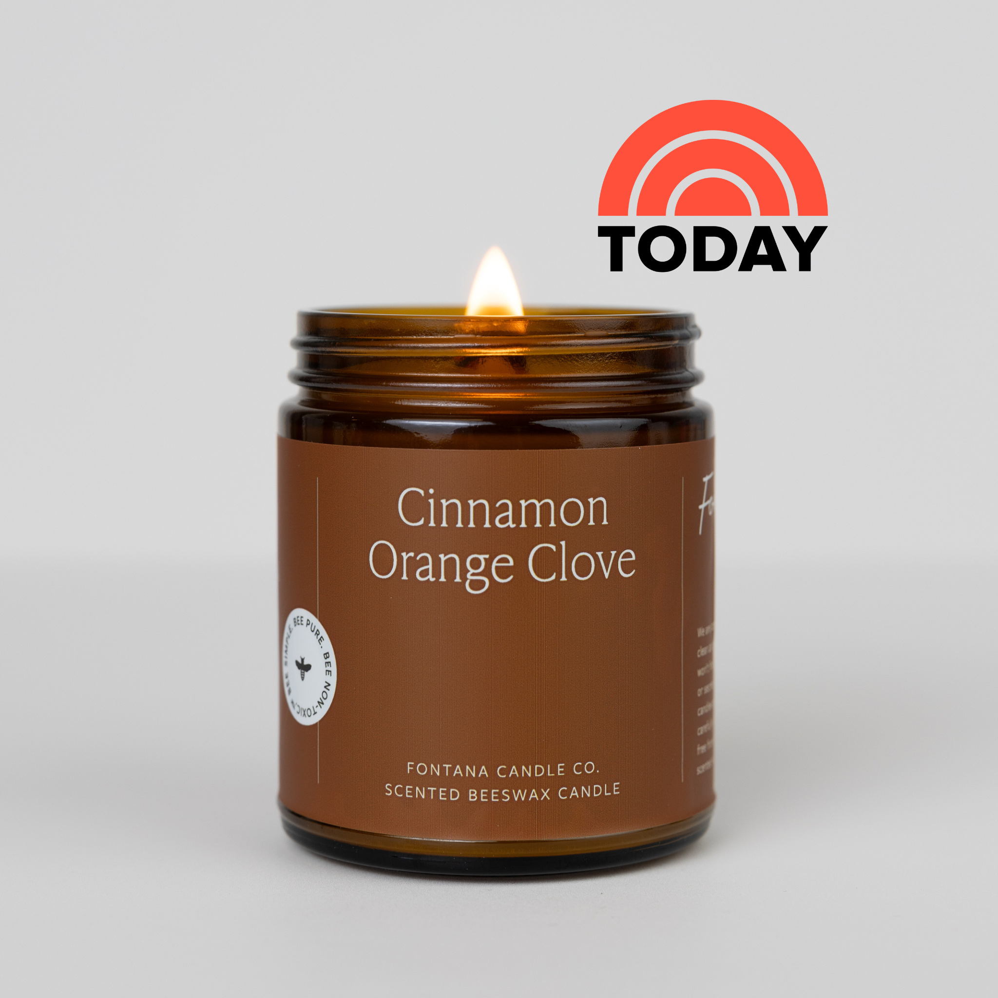 Cinnamon Orange Clove Beeswax & Essential Oil Candles | Fontana Candle Co.