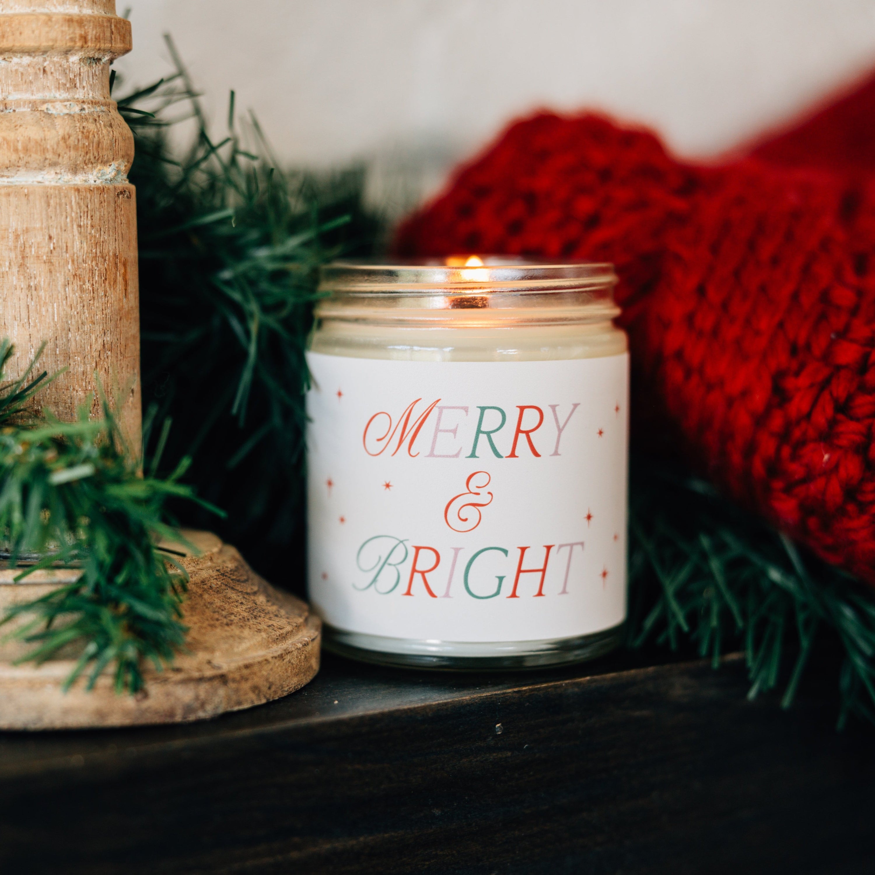 Merry & Bright Citrus Peel & Pine Candle