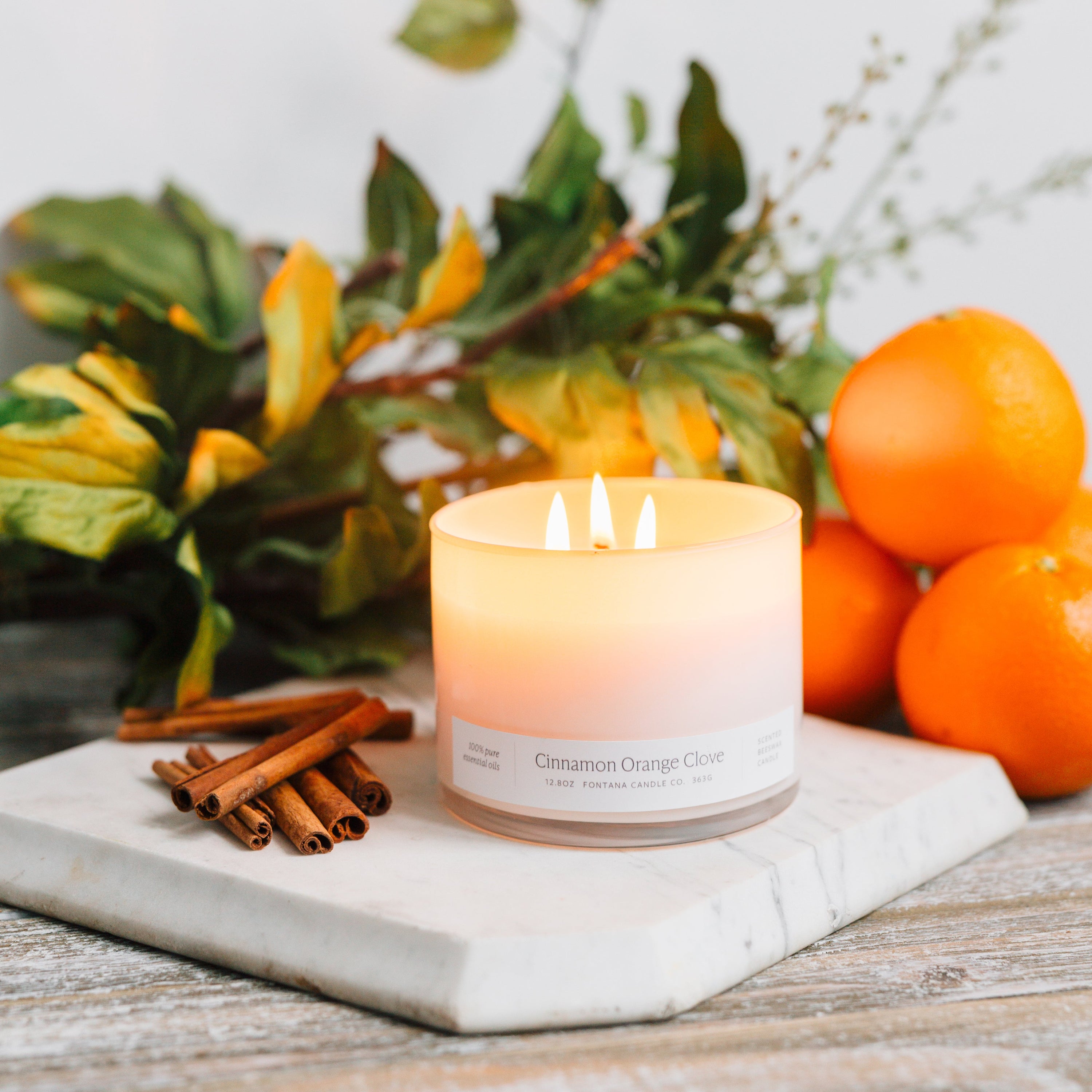 Cinnamon Orange Clove 3-Wick Candle