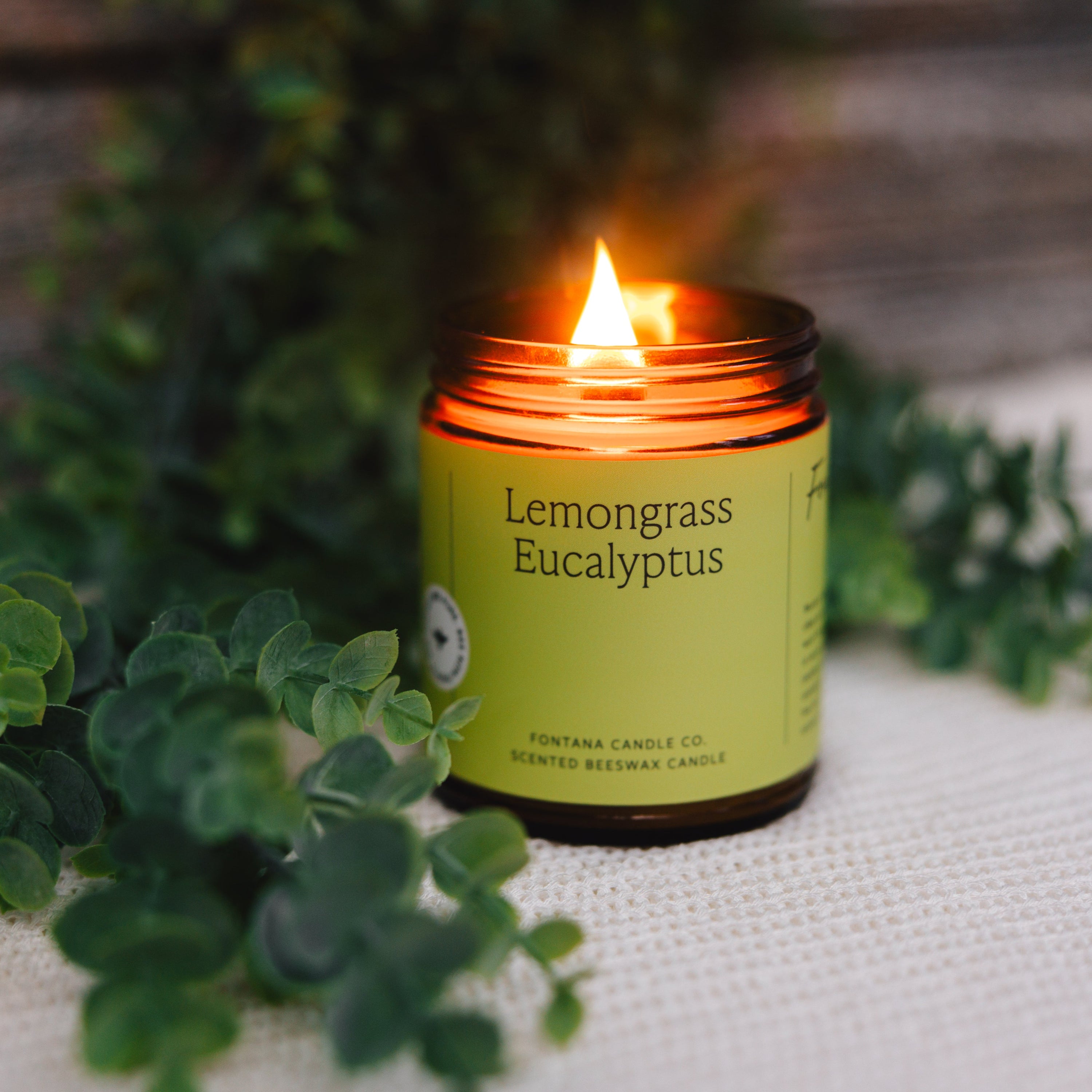 Lemongrass Eucalyptus Essential Oil Candles