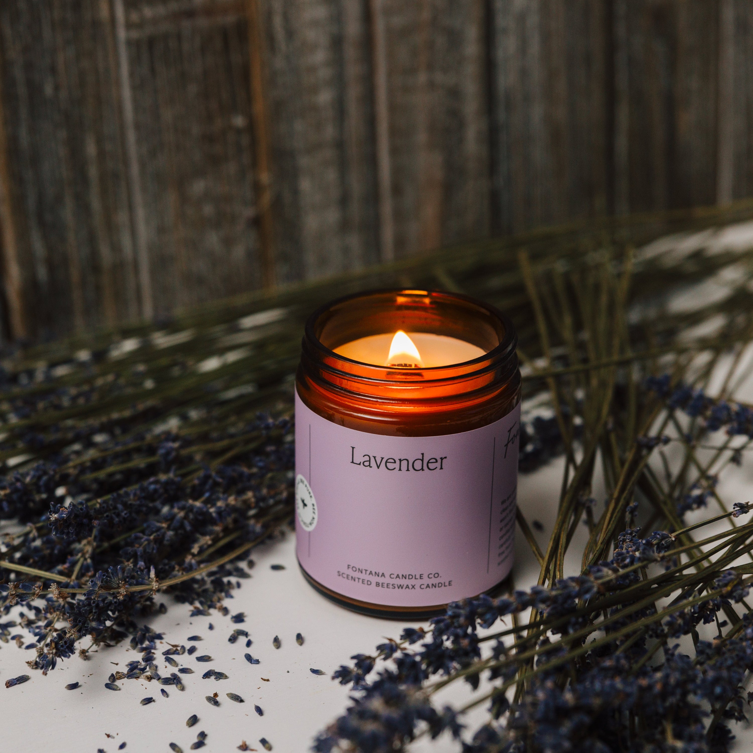 Lavender Essential Oil Candles