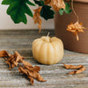 Pure Beeswax Pumpkin Molded Candle