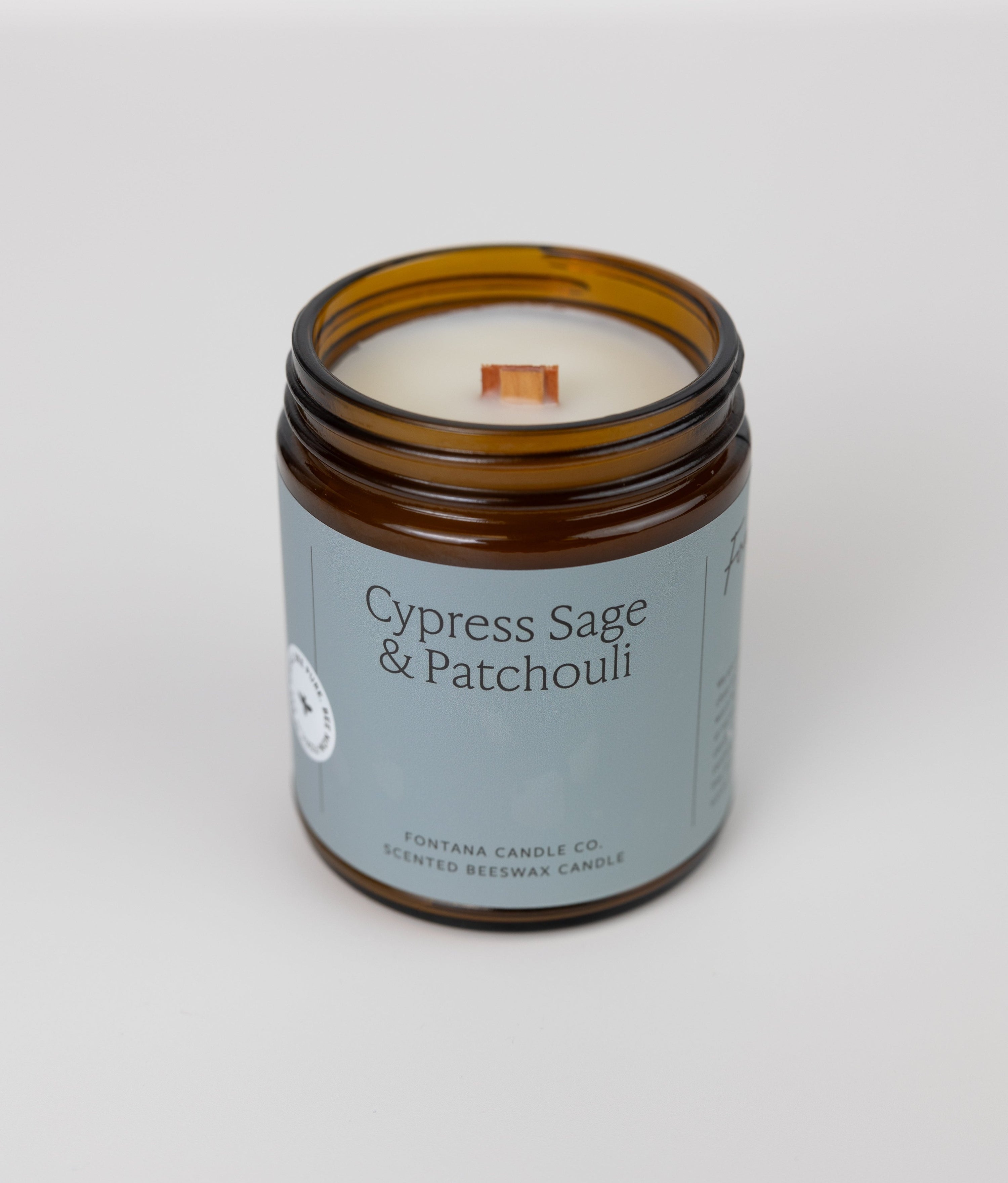 Cypress Sage & Patchouli Essential Oil Candles