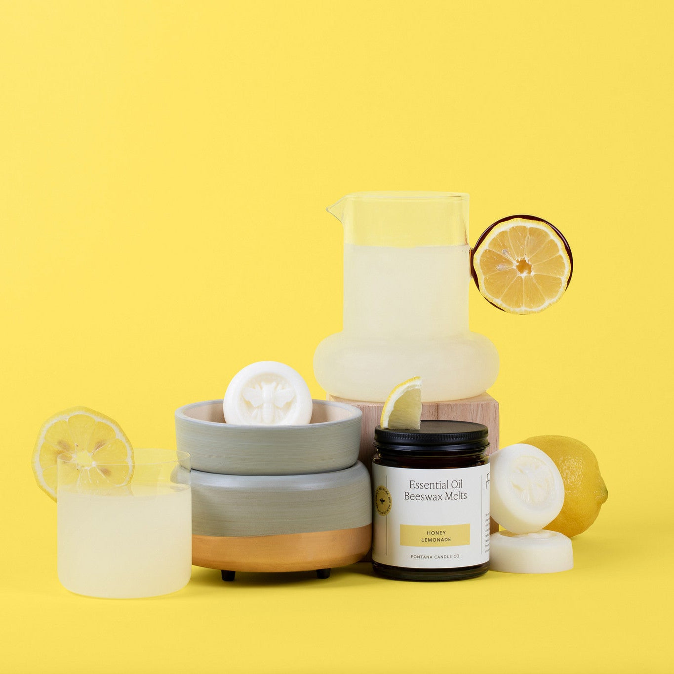 A Little Less Toxic x Fontana Honey Lemonade Wax Melts