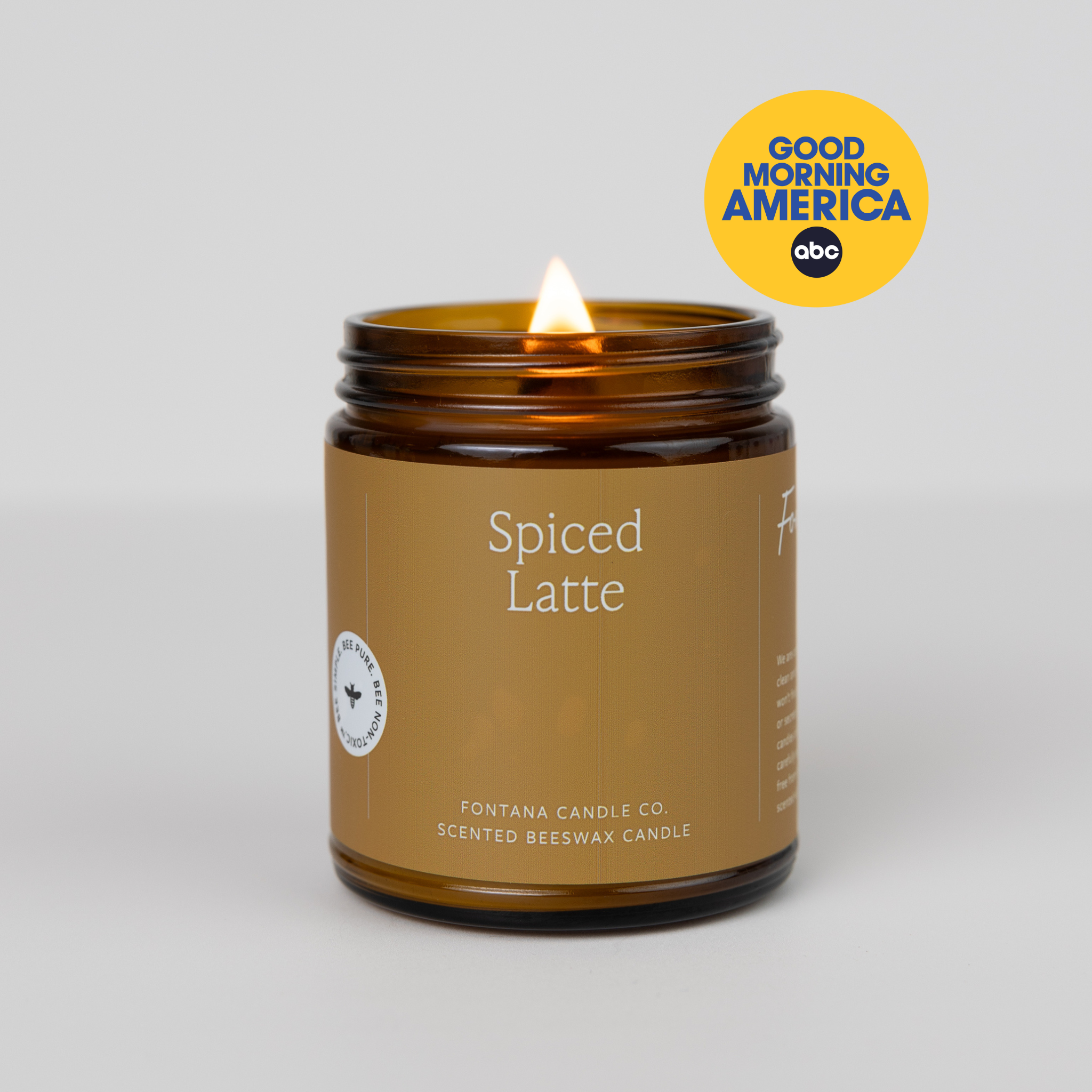 Spiced Latte Beeswax & Essential Oil Candles | Fontana Candle Co.