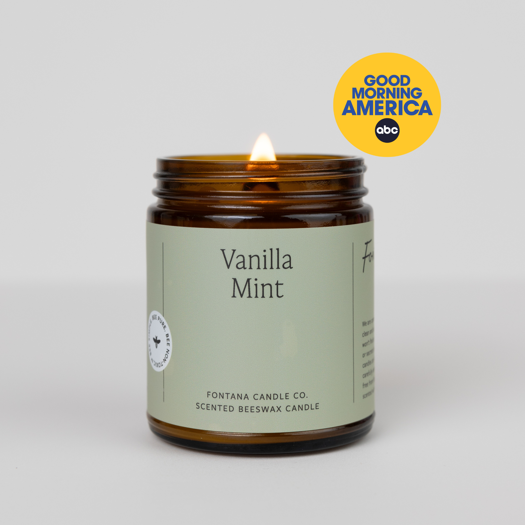 Vanilla Mint Essential Oil Candle