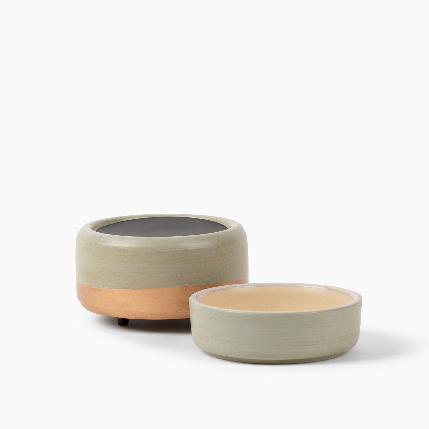 Teal 2-in1 Wax Melter on a white background with the lid off