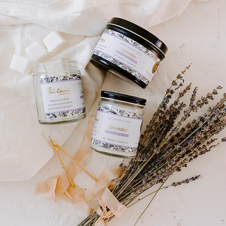 Treat Yourself Lavender Candle & Bath Soak Bundle