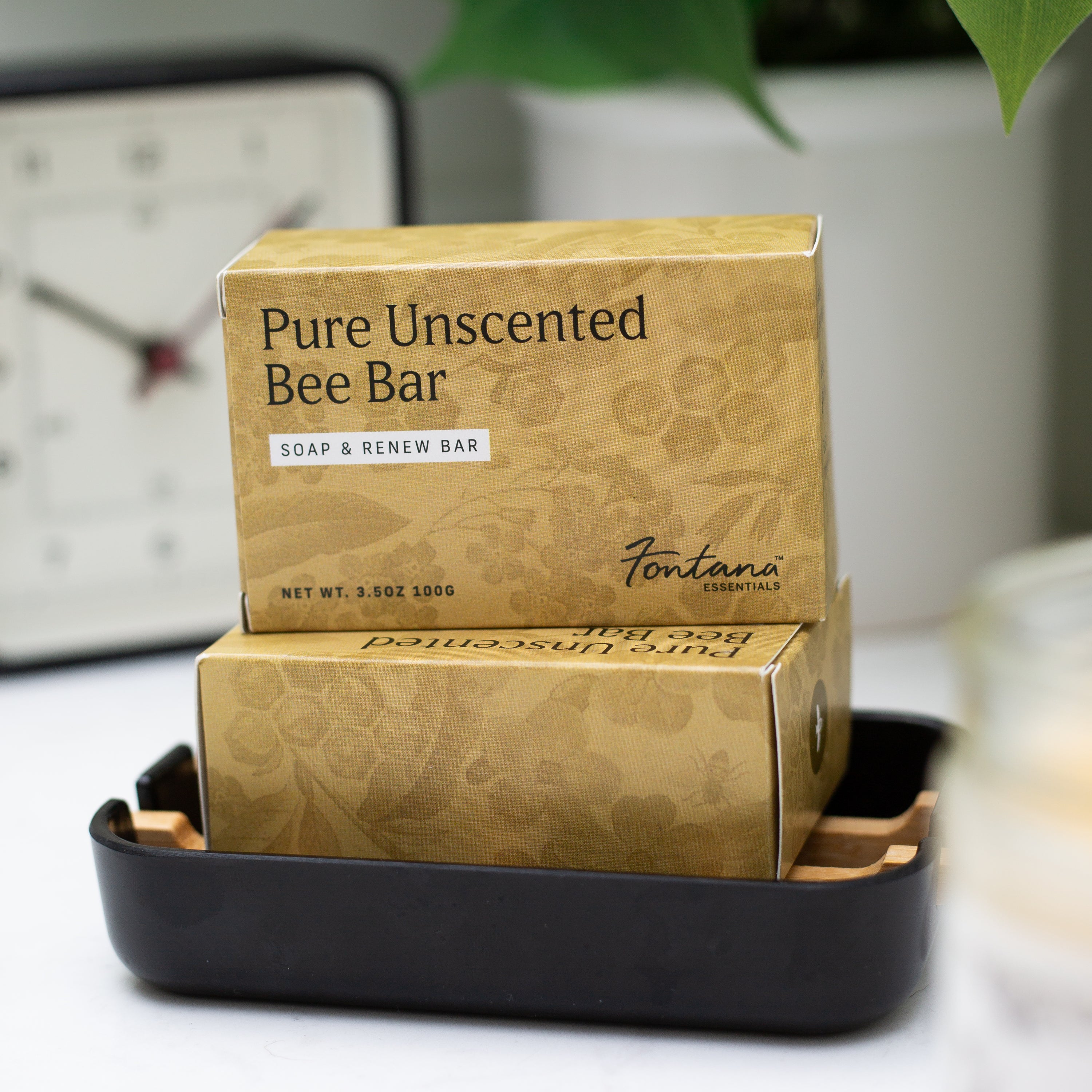 Pure Unscented Bee Bar Soap With Honey