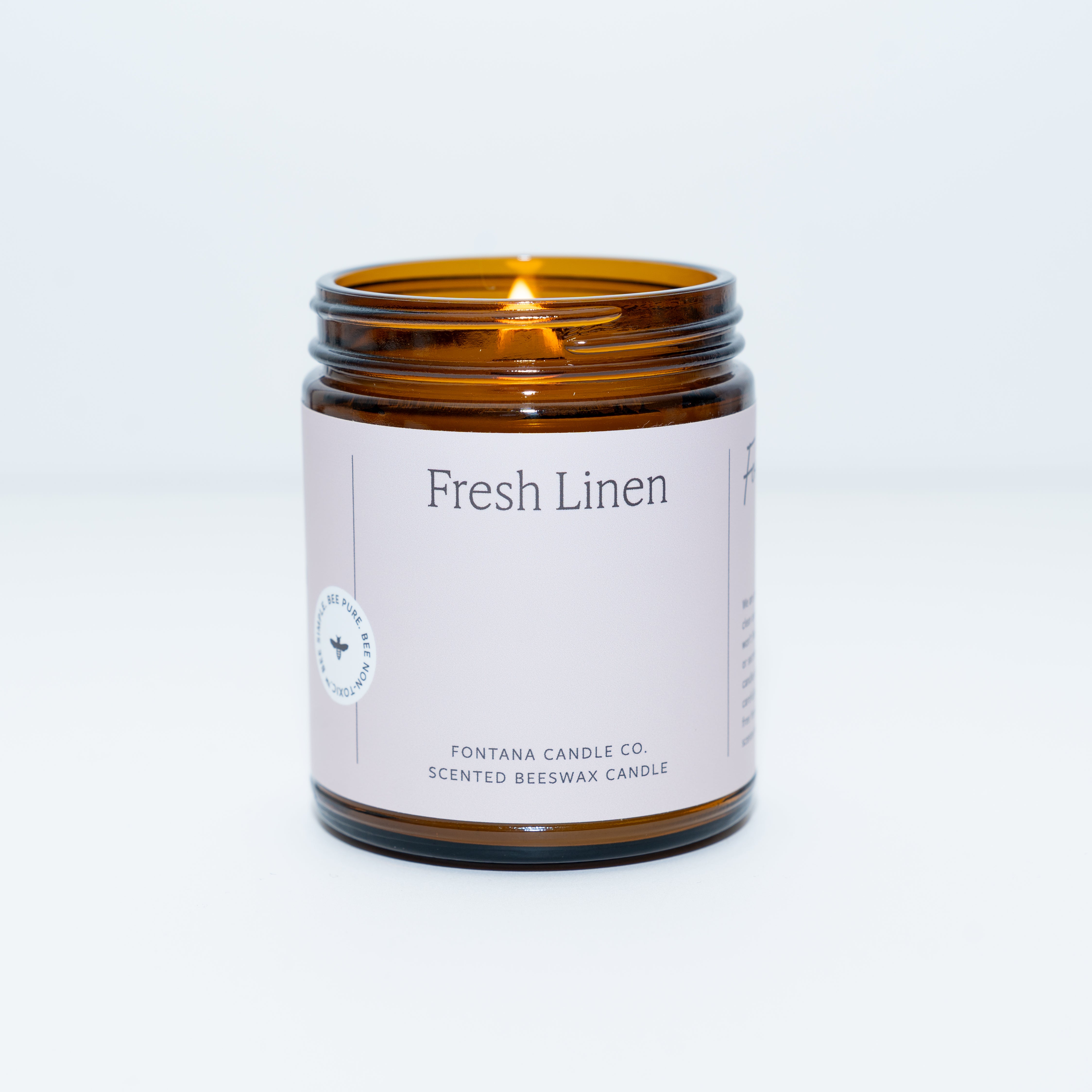 Fresh Linen Beeswax & Essential Oil Jar Candle