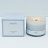 Sea Salt 3-Wick Natural Beeswax Candle