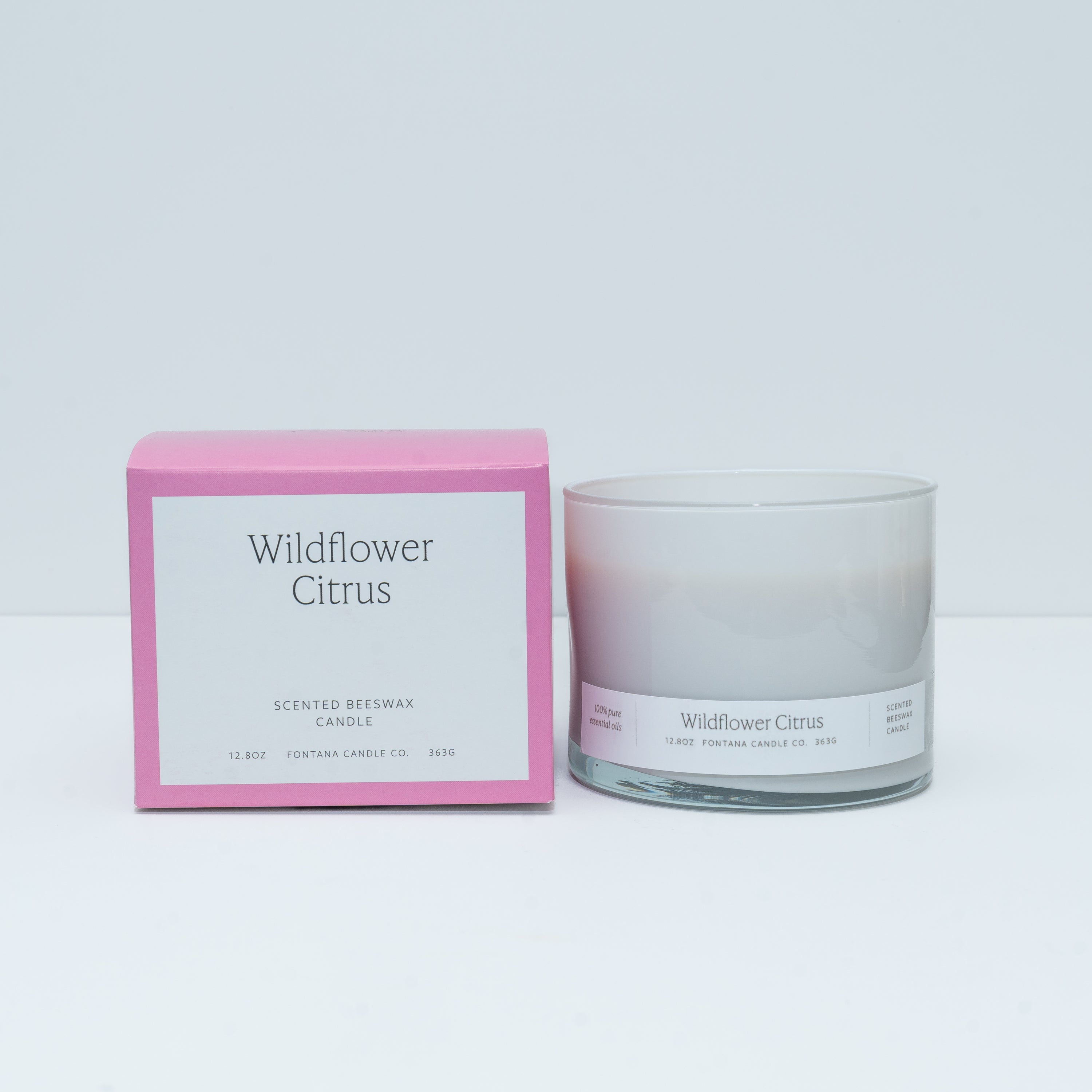 Wildflower Citrus 3-Wick Natural Beeswax Candle