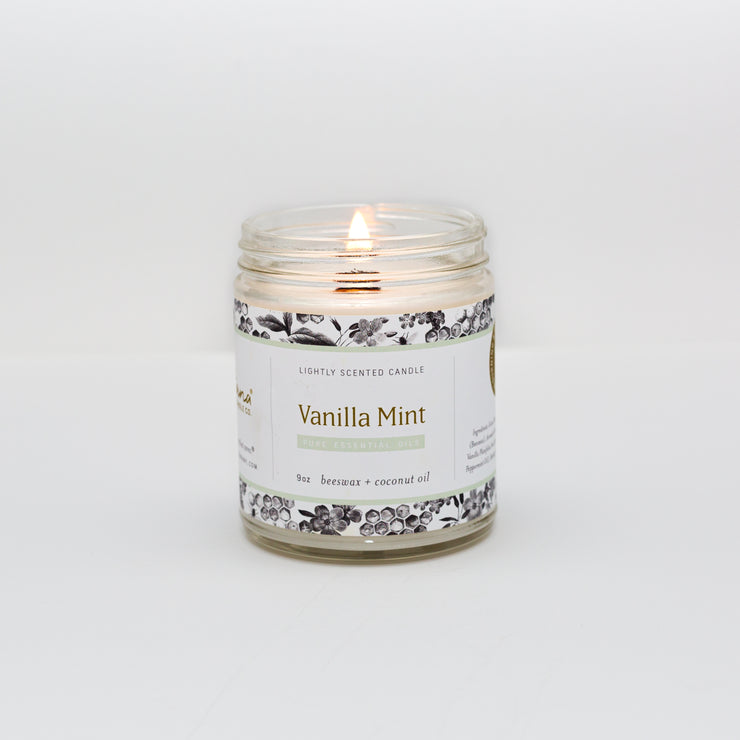 Vanilla Mint Essential Oil Candle