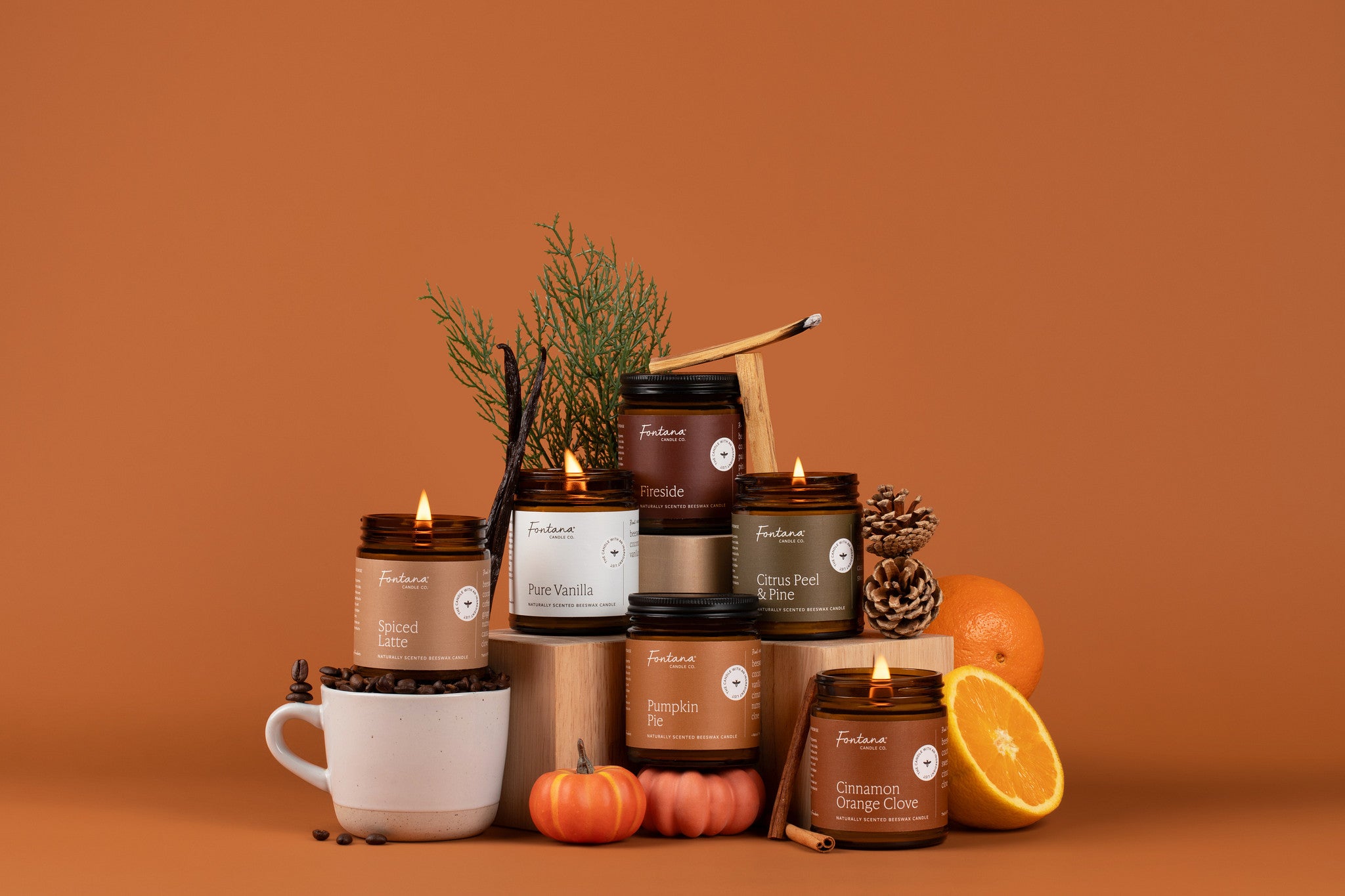 Non-Toxic Beeswax Essential Oil Candles