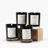 Classic Noir Glass Candle Bundle