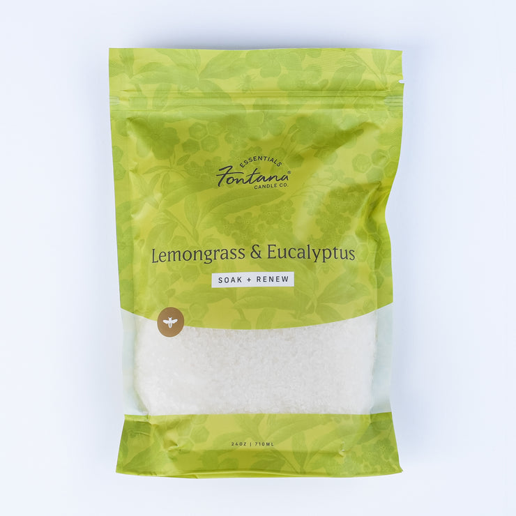 Lemongrass Eucalyptus Essential Oil Bath Salt