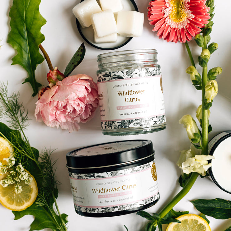Fontana Candle Co - Non-Toxic / Essential Oil Candles at Lochtree, Wildflower Citrus