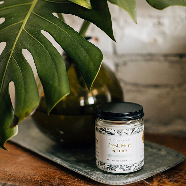 Fresh Mint & Lime Essential Oil Candles
